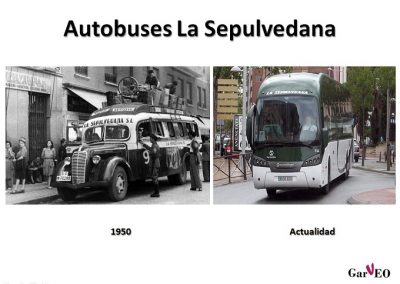 Autobuses la Sepulvedana pasado y presente GarVEO
