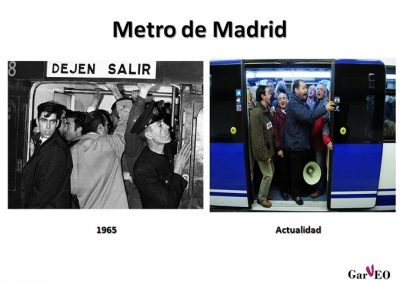 Metro de Madrid en hora punta GarVEO