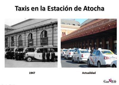 parada de taxis Estación de Atocha pasado y presente GarVEO